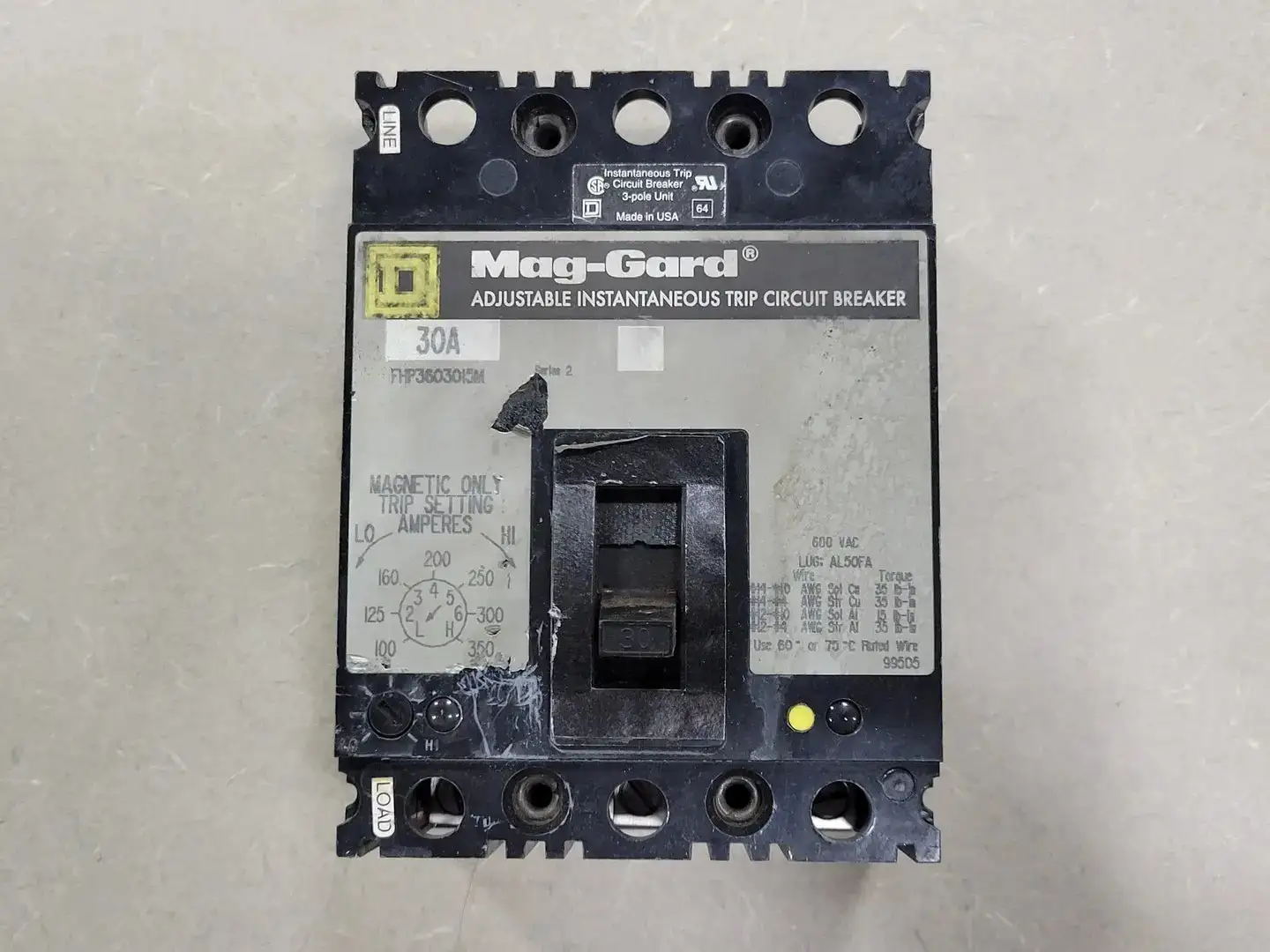 USED SQUARE D FHP3603015M