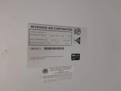 USED TRUE BEVERAGE-AIR AND HABCO COMMERCIAL FREEZERS & FRIDGE