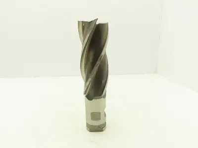 Putnam Tool PLA-563-4 4 Flute Coarse Rough Single End Mill 2.5" Dia x 6" Flute