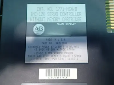 Used ALLENBRADLEY 1771HSN/B Motion Controls Ohio US | HGR 24 #912868