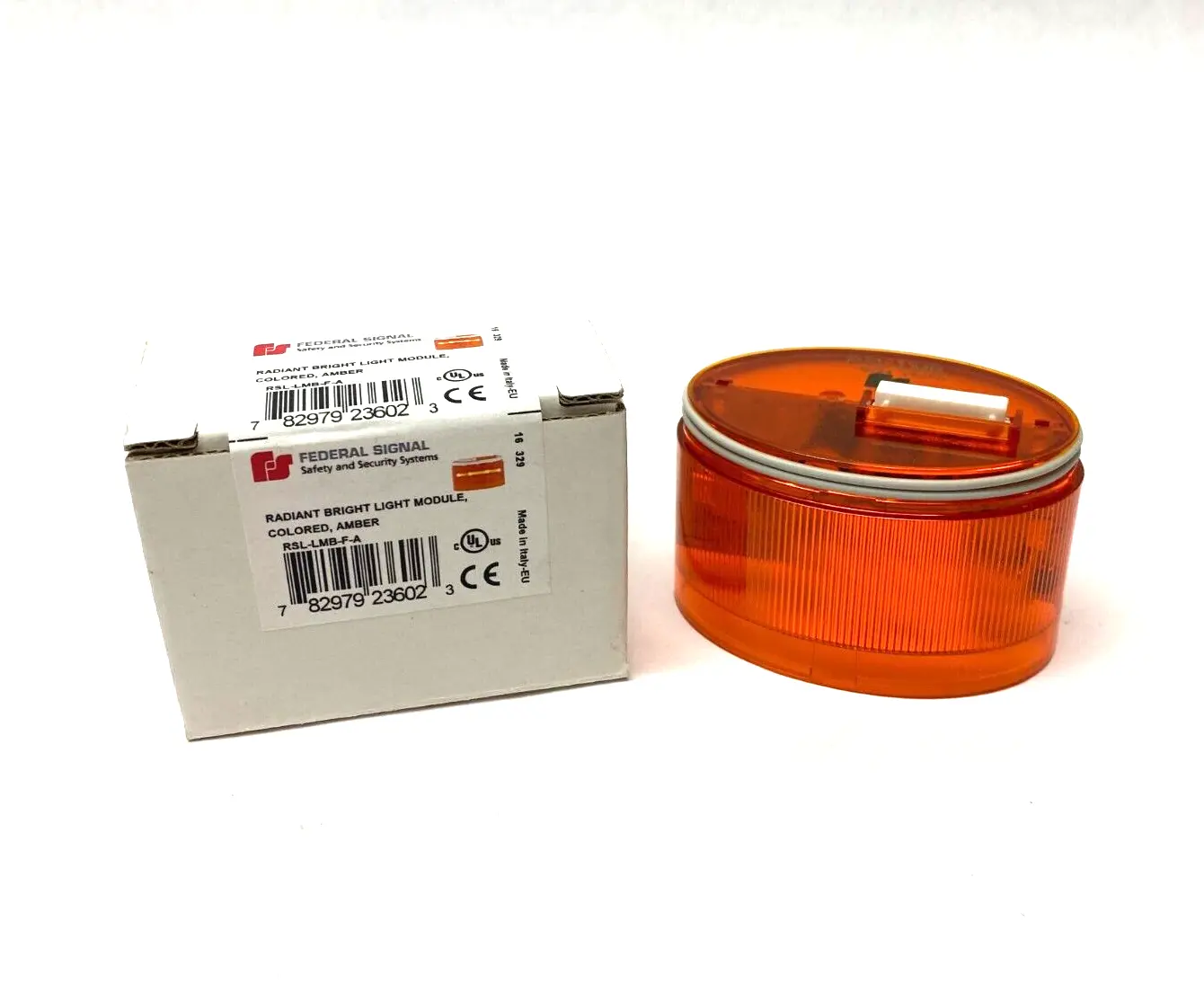 New | in-Stock Federal Signal Radiant Steady Bright Stack Light Module Amber Light Source Equipment Michigan US | Maverick Industrial Sales #1456704