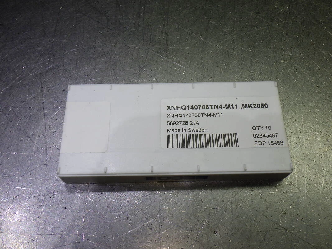 SECO Carbide Milling Inserts QTY10 XNHQ140708TN4-M11 MK2050 (LOC1813A)