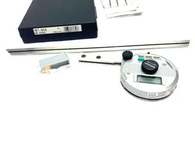 USED MITUTOYO DIGIMATIC DIGITAL UNIVERSAL BEVEL PROTRACTOR 300MM BLADE