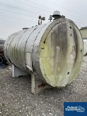 N/A 3000 Gal Horizontal Storage Tank, S/S