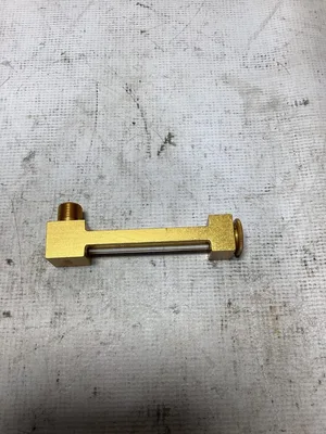 Gits 1500-221 Brass Liquid Level Gauge 3/8″ Sight Glass NIB