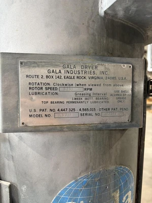 Used Gala 6D Pelletizers Kentucky US | Edwards Industrial Repair #1312949