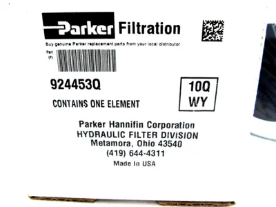 NEW PARKER 924453Q HYDRAULIC FILTER