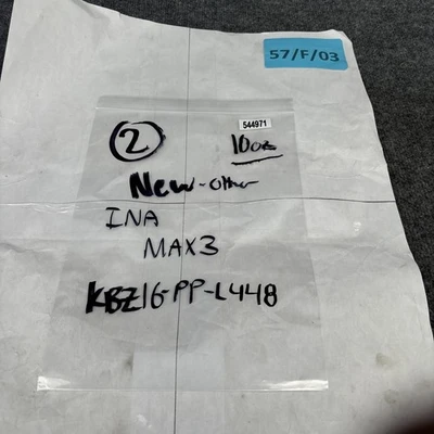 New | in-Stock INA Max3 KBZ16–PP–L448 Bearings California US | Davliegogo LLC #1706708