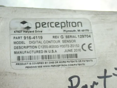 New | in-Stock PERCEPTRON 9164119 Photoelectric Sensors Ohio US | HGR 24 #872929