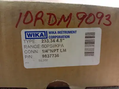NEW WIKA 9837736