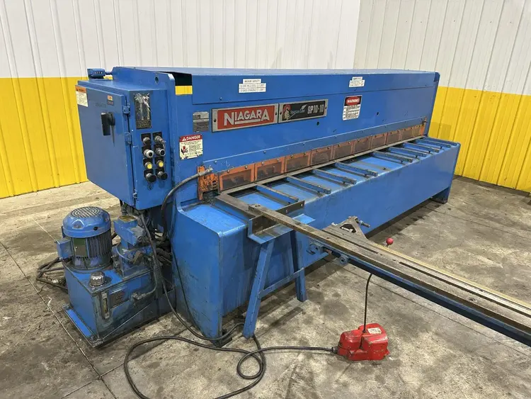 Used 1960 NIAGARA SP10-10 Power Squaring Shears (Gauge) Illinois US | BLUMBERG MACHINERY COMPANY #779387