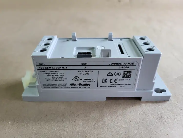 New | in-Stock ALLEN-BRADLEY 193-ESM-IG-30A-E3T Misc Electrical & Power Parts British Columbia CA | Lenmark #246617