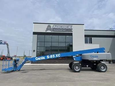 New | in-Stock 2026 GENIE S-85XC TELESCOPIC BOOM LIFT Telescopic Boom Lifts Alberta CA | Adcock Equipment #1418040