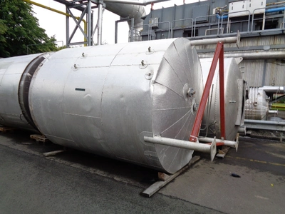 15,000L S/S JKTD  Vertical Enclosed Storage Tanks