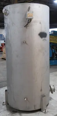 SPC8693  Tank 350 gallon vertical tank, Stainless Steel, flat