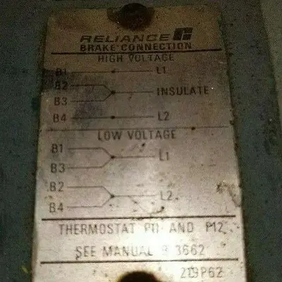 USED RELIANCE ELECTRIC P14H1928N-US