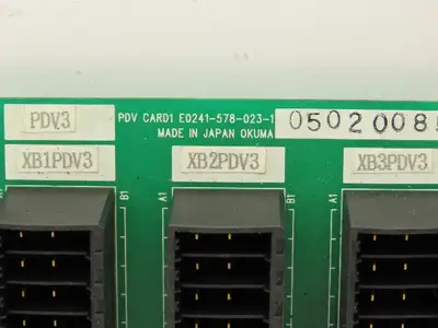 Okuma E0241-578-023-1 PVD PCB Card Adaptor Module Din Rail Mount Lot of 3