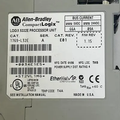 Used ALLEN BRADLEY 1769-L32E Industrial Controls Ohio US | Surplus Asset Holdings #1262395