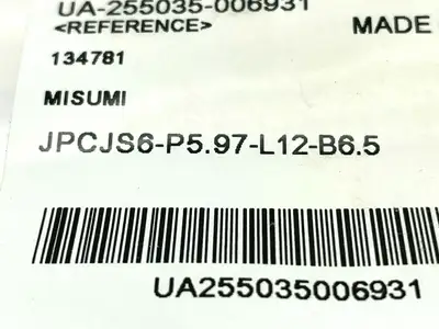JPCJS6-P5.97-L12-B6.5 | MiSUMi  Shouldered Locating Pin Tapered Tip Notched Shank - New