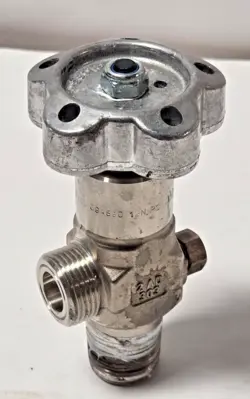 Rotarex Deodeux D20010249 CGA660 Oxygen Cylinder Gate Valve
