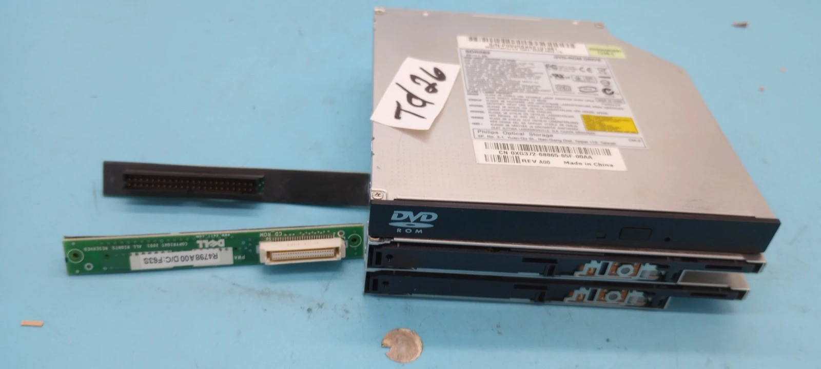 USED Philips LOT OF 3 Philips Optical Storage SDR089 DVD-ROM WITH