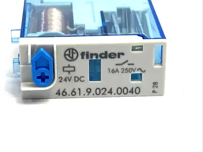USED FINDER PLUG-IN RELAY SPDT, 16A, 24VDC