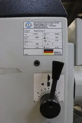 Used 2021 RAS EASYFORMER 3 12.35-3 Swagers Georgia US | The Equipment Hub #281127