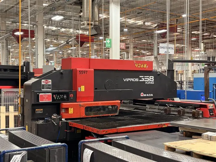 Used 1995 AMADA VIPROS 358 KING Turret Punches Illinois US | Asset Exchange Corporation #866644