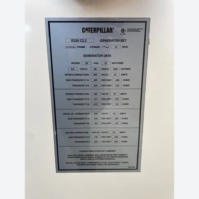 USED 2019 CATERPILLAR XQ35