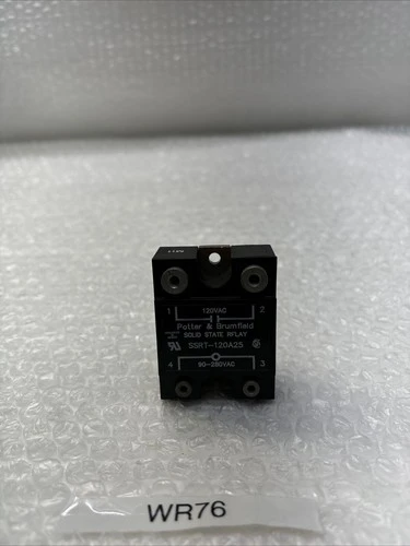 Used POTTER & BRUMFIELD SSRT-120A25 Relays & Switches Indiana US | J&J Industrial Supply #522314
