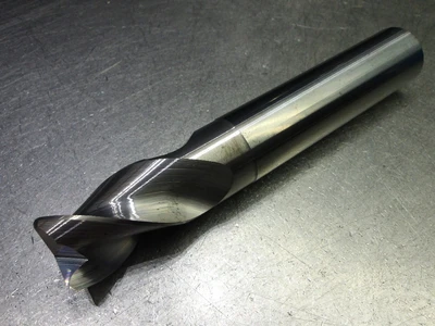 Kyocera/SGS 1" 3 Flute Carbide CR Endmill 1" Shank .12" R 32806 (LOC2727B)