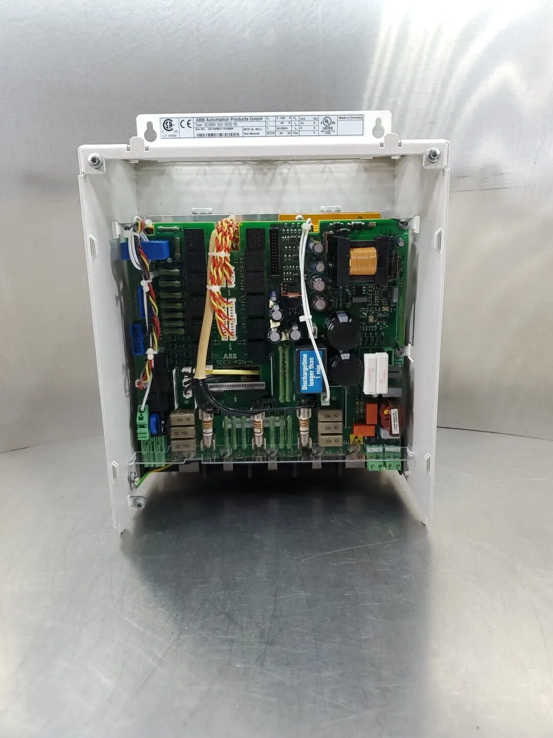 ABB DCS800-S02-0025-05 DC Drive, 3-Phase 20A. 1-D0