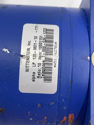 Used REXROTH REXROTH MSK061C-0600-NN-M1-UP0-NNNN WITTENSTEIN LP-120-M01-10-111 Misc Electrical & Power Parts | ND Industrial Surplus #1216395