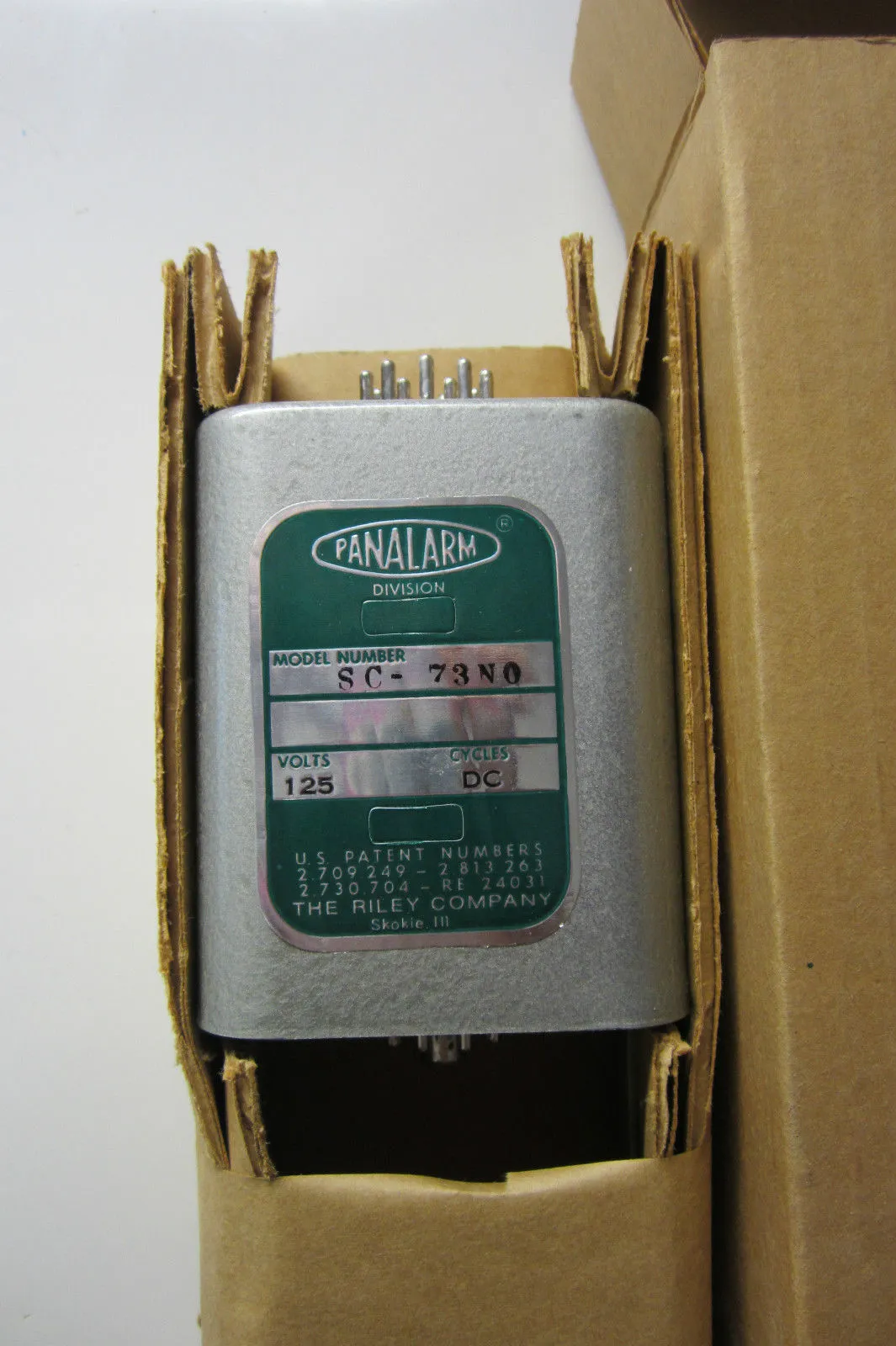 NEW PANALARM SC-73N0 RELAY SC73N0
