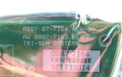 NEW TRI-SEN SYSTEMS 87-7164 PC BOARD REV.J 877164