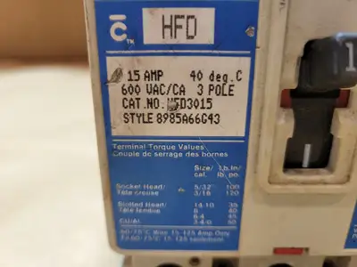 New | in-Stock WESTINGHOUSE HFD3015 Switchgears British Columbia CA | Lenmark #1436501
