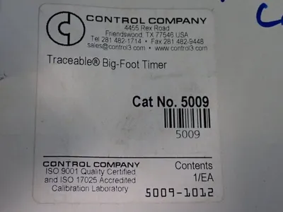 Used CONTROL COMPANY 5009 Counters/Timers Ohio US | HGR 24 #942538