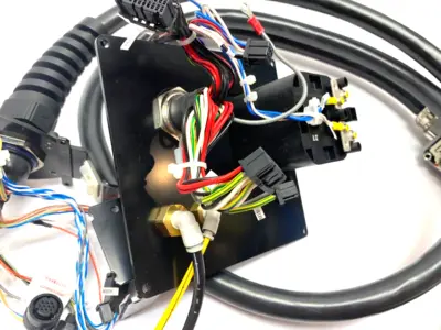 USED FANUC CABLE AND PANEL ASSEMBLY