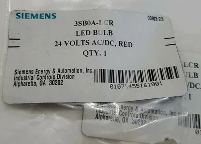 NEW Siemens 3SB0A-LCR