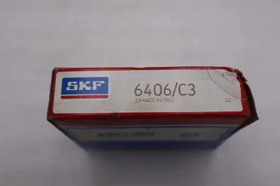 LOT OF 2 -- NEW SKF 6406/C3 Deep Groove Ball Bearing STK L218CC