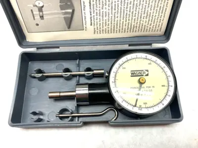 USED WAGNER MECHANICAL PUSH/PULL DIAL FORCE GAGE