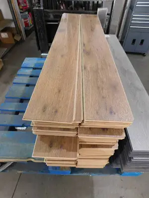 6" x 48" Click Plank Brown Laminate Water Resistant Flooring (232 sq.ft)