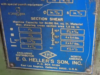 USED MUBEA JUNIOR BF 10