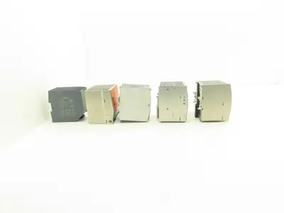 Various Mfr Power Supply 24VDC 10A Out 120/240VAC 1Ph In 240W Lot of 5