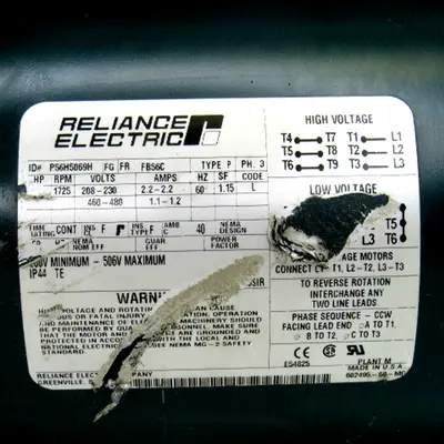 USED RELIANCE ELECTRIC P56H5069H