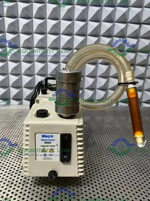 USED WELCH 7 8920A DIRECTORR DIRECT DRIVE ROTARY VANE MECHANICAL VACUUM PUMP 115/230V