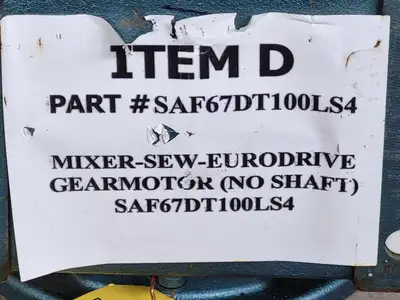 Used SEW-EURODRIVE SAF67DT100LS4 Motors (misc) British Columbia CA | Lenmark #246406