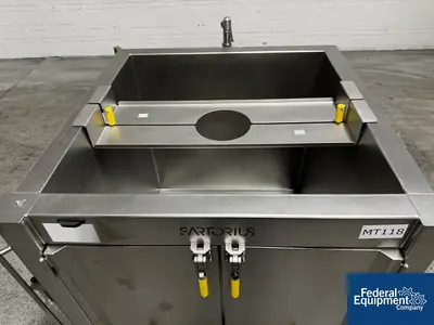 USED Sartorius 650 Liter Satorius Palletank for Mixing Jacketed