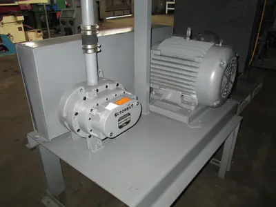 Sutorbilt Positive Displacement Pump and Motor, 15 HP, Single Phase