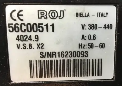 ROJ 56C0051-4024.9 Stand Alone Control Box 380/440V 0.6A 50/60Hz 1E